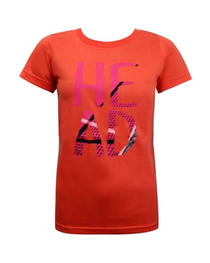 Camiseta de coral gráfico gráfico de la cabeza