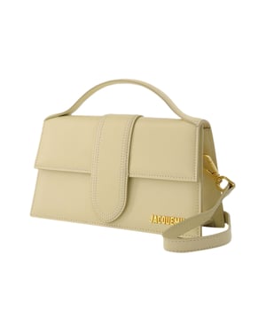 Le Grand Bambino Bolso de piel beige