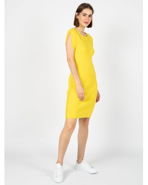 Vestido Silvian Heach Mujer Amarillo