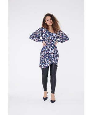 Vestido Bodycon Estampado Leopardo - Morado