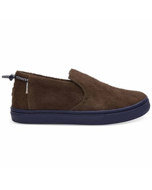 Toms Bark Shoggy Brown Kids Shoes