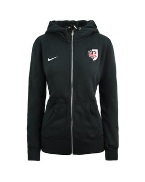 Nike Rugby Stade Toulousain Zip Up Hoodie Womens Black Jumper 454221 010