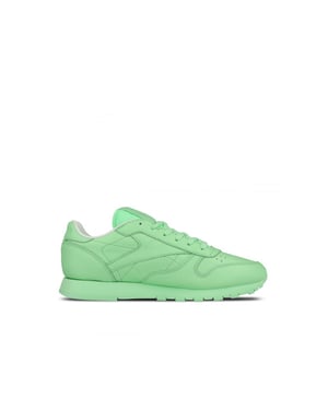 Reebok Classic Pastels Lace-up Green Smooth Leather Womens Entrenadores BD2773