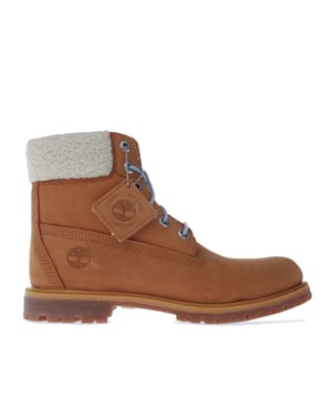 Botas Premium Timberland de 6 pulgadas para mujer en color trigo