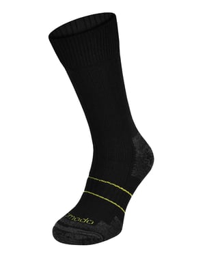 Calcetines de trabajo de lana transpirable | Comodo | Calcetines gruesos para botas de trabajo pesado - Negro