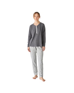 Pijama de algodón manga larga JJBEP1801 mujer