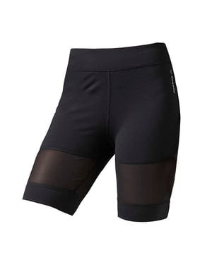 Reebok Bike Shorts Panel de malla Ciclismo Black - Mujeres