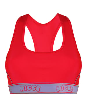 Nicce sin mangas rosa mujer carbonback sports sujetador 203 2 15 04 0307