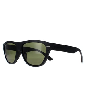 Serengeti Cat Eye Unisex Negro Mate Mineral Polarizado 555nm Verde Pancho