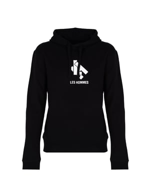 Les Hommes Sudadera Hoodie LH del hombre negro