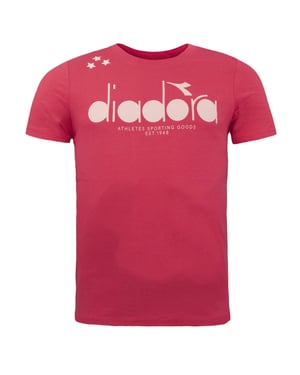 Camiseta roja para mujer geranio diádora