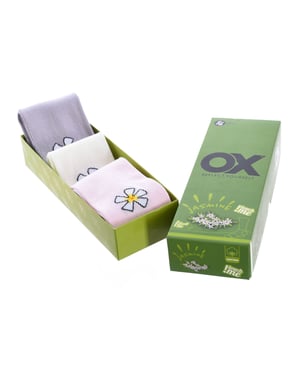 Pack de 6 calcetines bajos OX con aromas frescos talla única 36-41