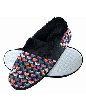 Dunlop - Zapatillas de casa de lujo cómodas de invierno para mujeres, suaves y esponjosas