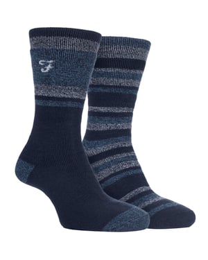 Farah - 2 Pack Calcetines Térmicos de Caminar para Hombre | Ideales para Trekking y Senderismo al Aire Libre en Invierno