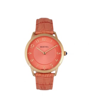 Reloj Bertha Abby con correa de cuero suizo