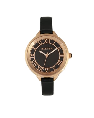 Reloj de cuero con esfera Sunray Bertha Madison