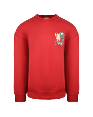 Puma x Michael Lau Cuerpo de manga larga Cuello rojo Sweatshirt Graphic 530358 22