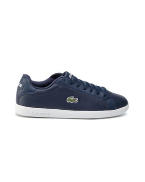 Lacoste Graduate BL 1 SMA Mens Navy/White Entrenadores