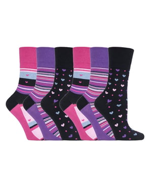 Gentle Grip - 6 Pares Calcetines No Elásticos Gentle Grip - GG134