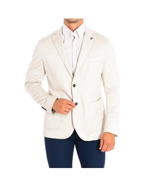 Americana manga larga con corte regular PMJA01-JS238 hombre