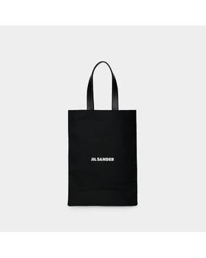 Tote Bag Book - Jil Sander - Algodón - Negro