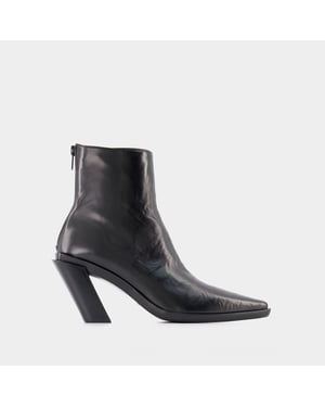 Sandalias Block Henri - Ann Demeulemeester - Piel - Negro