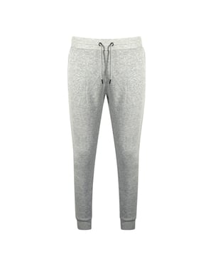 Pantalones de sudadera grises con logo impreso Cavalli Class