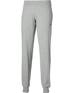 ASICS Slim para mujer pantalones de pista grises