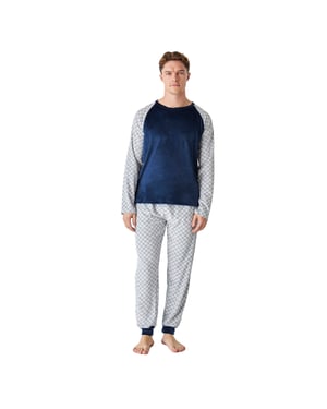Pijama invierno manga larga terciopelo JJBEP5301 hombre