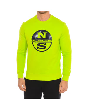 Sudadera de manga larga y cuello redondo 9024130 hombre