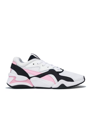 Puma Nova 90's Block Womens White White Entrenadores