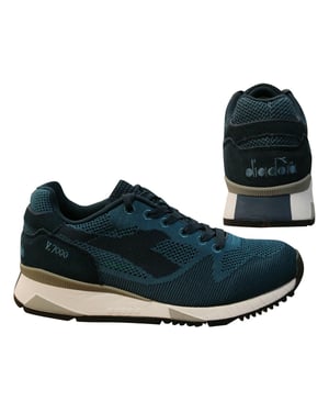 Diadora V7000 Weave Hombre Azul Entrenadores