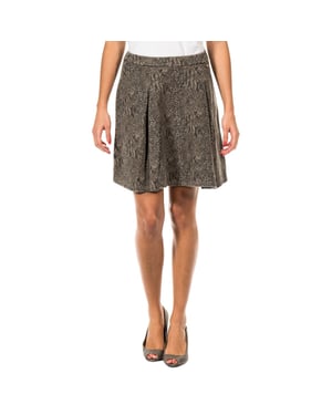 Falda en Forma de A con cremallera lateral 70DGC0263 mujer