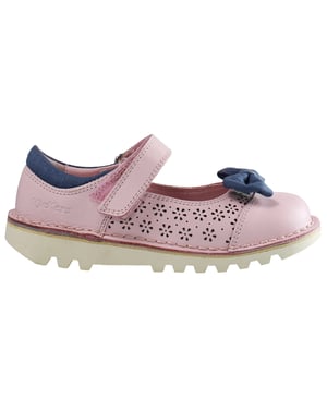 Pateadores Bowtie 2 niños zapatos rosados
