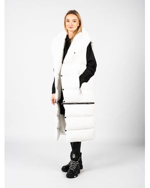 La Haine Inside Us Chaleco Unisex-LM068 Mujer Blanco