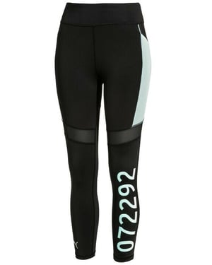Puma x Selena Gomez SG Leggings Fitness apretados Black Fair Aqua Womens 518523 03