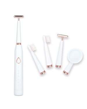 Italian Design Set Beaut&Shine Ultrasonic Facial Y Dental 3In1