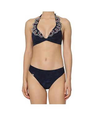 Conjunto Bikini con aros y volantes CF87-701022-842 mujer
