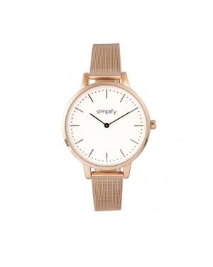 Simplifique el reloj de pulsera de malla 5800