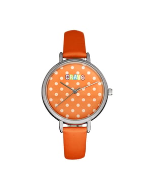 Reloj con correa de puntos Crayo