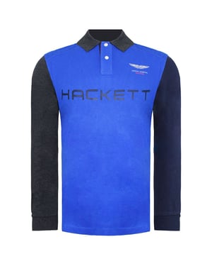 Polo Hackett Aston Martin Racing Panel Hombre Azul