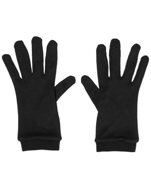 Guantes de Seda Unisex Trekmates, Negros