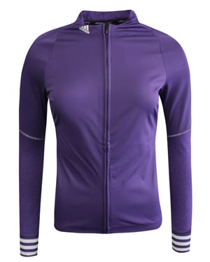 Adidas Performance Womens Purple Cycling Track Chaqueta