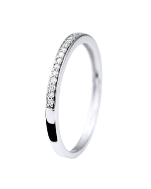 Alianza Joyería de diamante Fine 0,120 CTS Oro amarillo