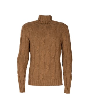 Xagon Man Suéter Turtleneck del hombre beige