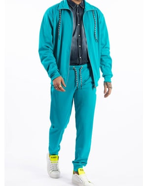 Takeshy Kurosawa Sudadera Gang Hombre Turquesa