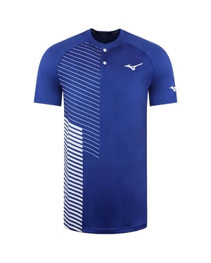 Top estampado Mizuno azul para mujer