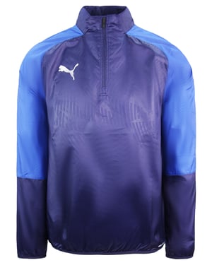 Puma Drycell Zip Up Chaqueta de pista Navy Marina de manga larga Top 656265 06
