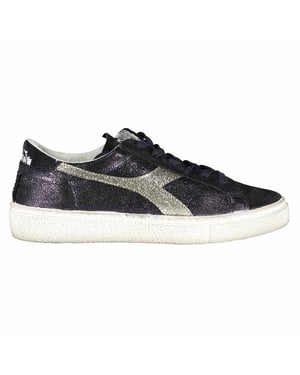 Zapatillas Diadora Montecarlo Glitter Dirty para mujer en azul marino