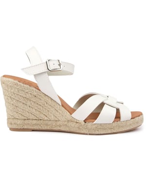 Sandalias de esparto de ruibarbo vegano V.gan